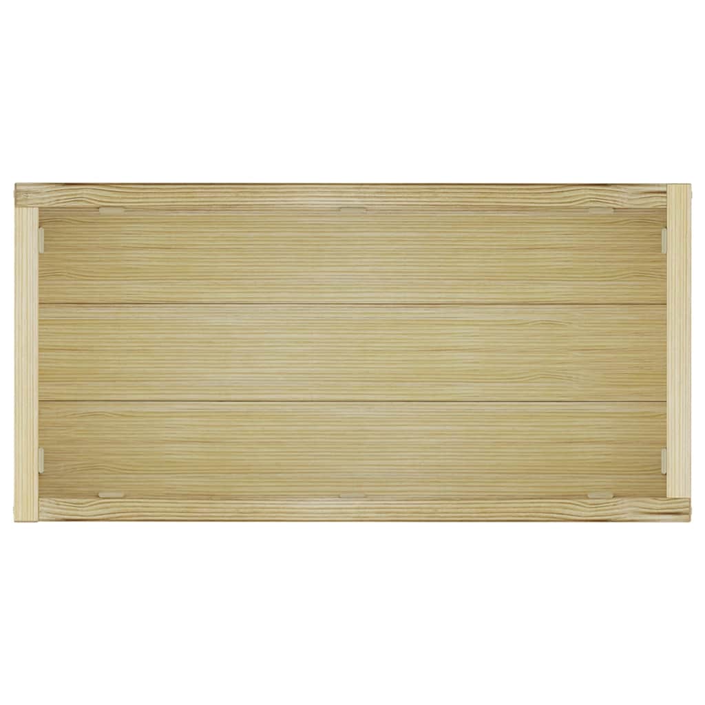 Letto Rialzato 100x50x40 cm in Legno Rettangolare