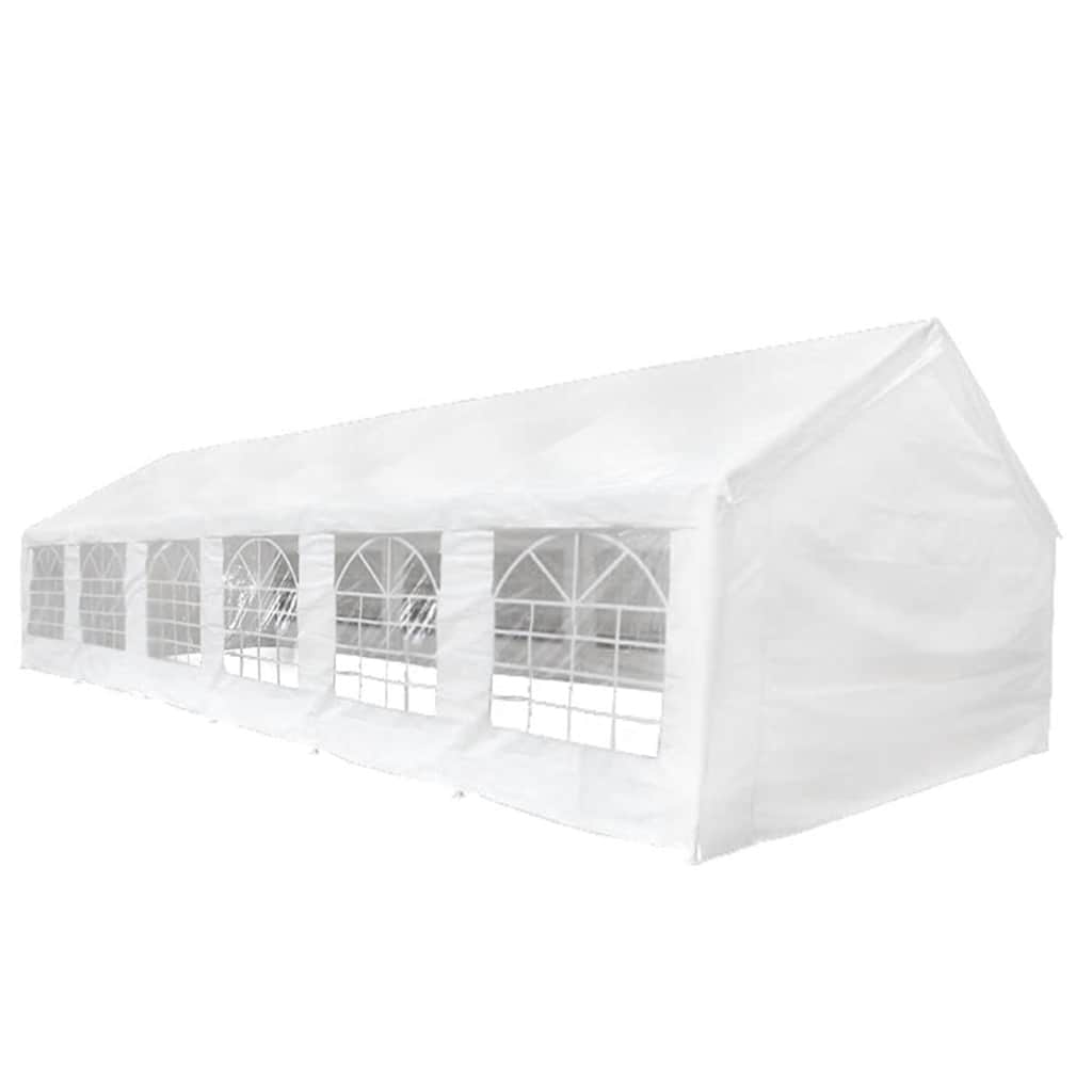 | Tessuto per tenda senza struttura | Bianco 12 x 6 m PE