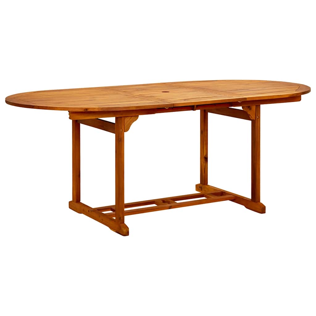 Tavolo da Giardino (150-200)x100x75 cm in Legno di Acacia