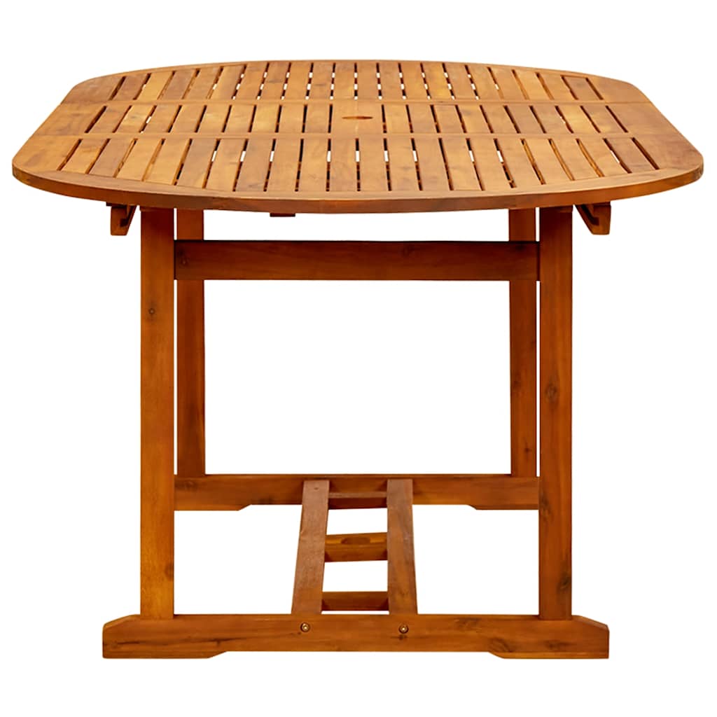 Tavolo da Giardino (150-200)x100x75 cm in Legno di Acacia