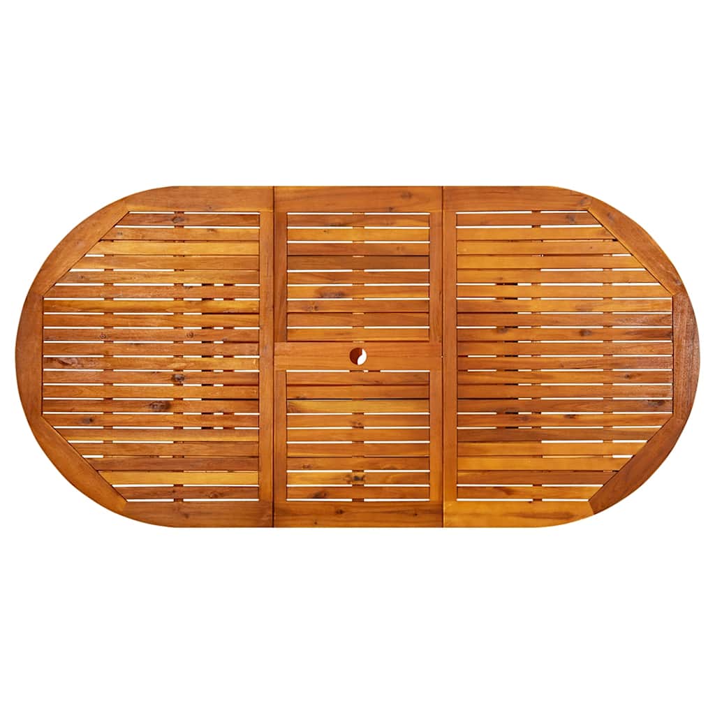Tavolo da Giardino (150-200)x100x75 cm in Legno di Acacia