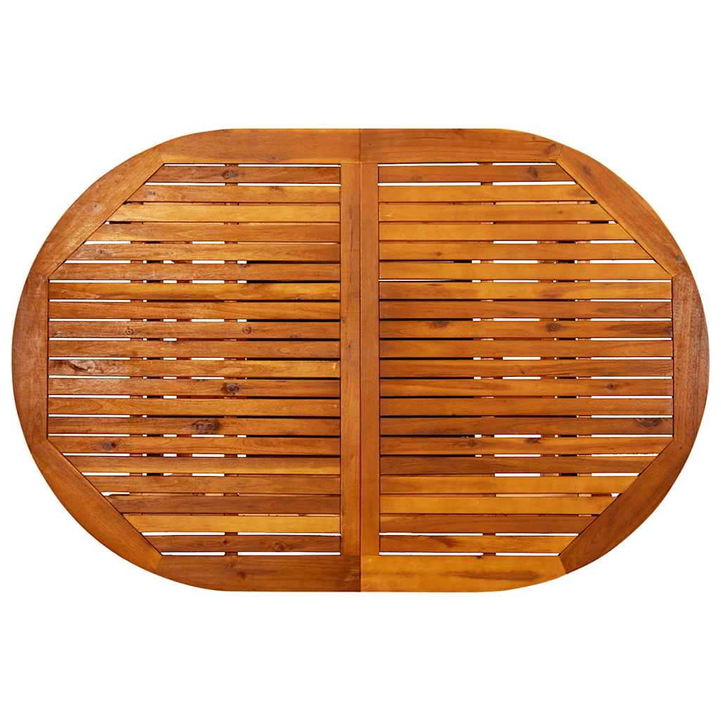 Tavolo da Giardino (150-200)x100x75 cm in Legno di Acacia