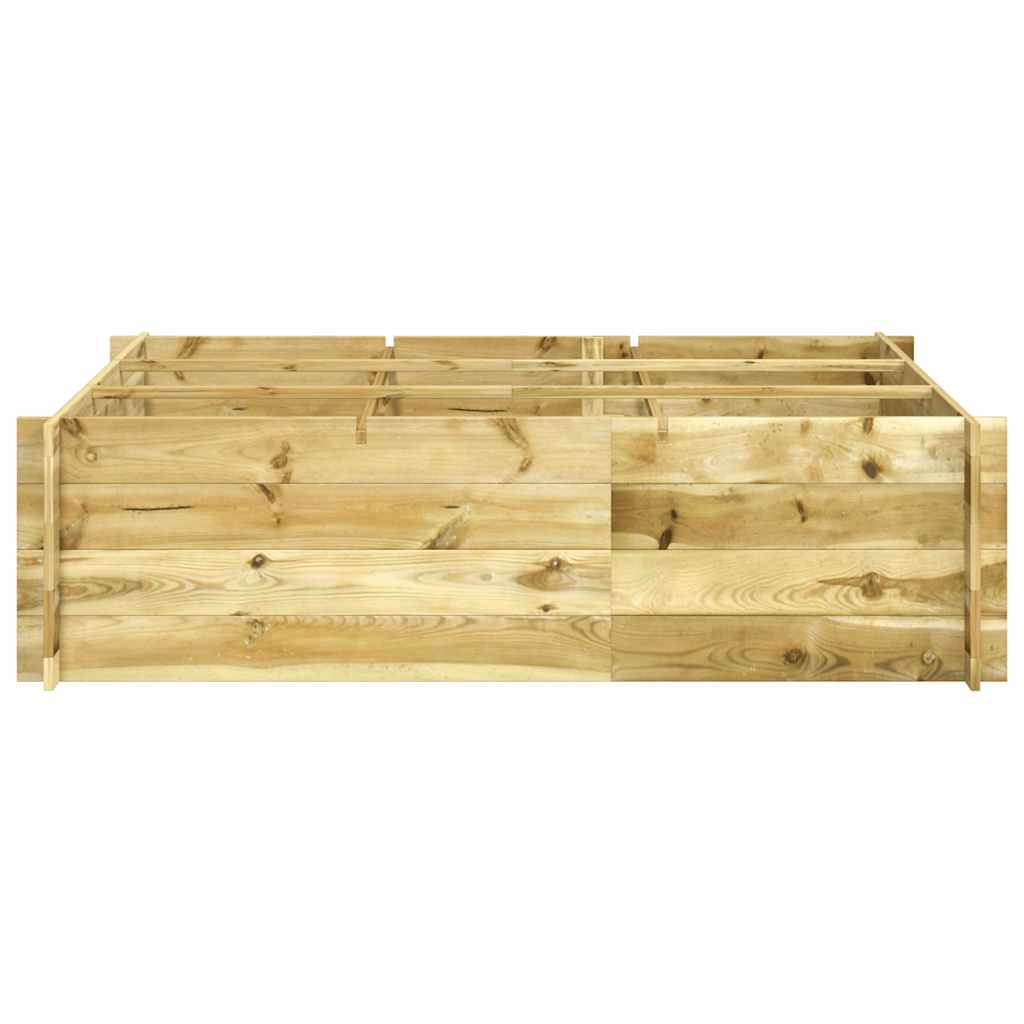 Letto Rialzato 150x100x40 cm in Legno Impregnato