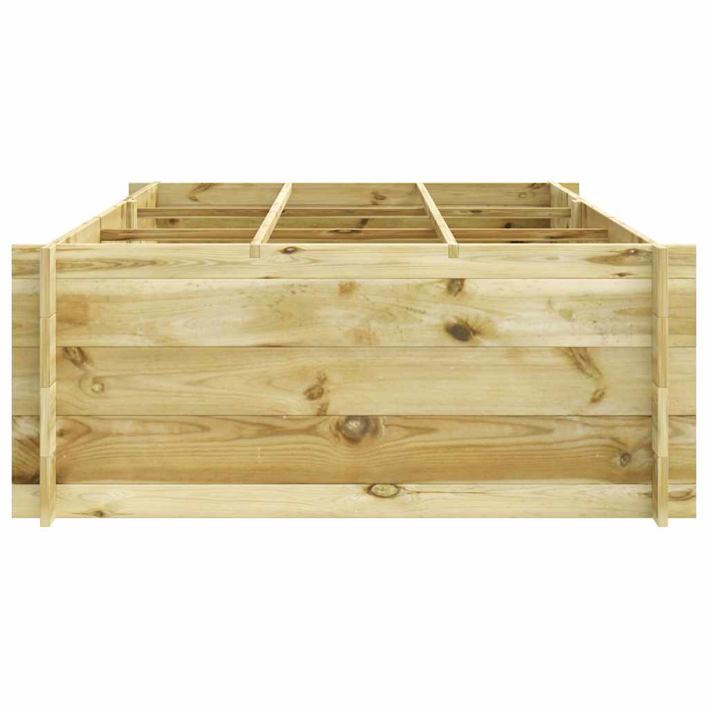 Letto Rialzato 150x100x40 cm in Legno Impregnato