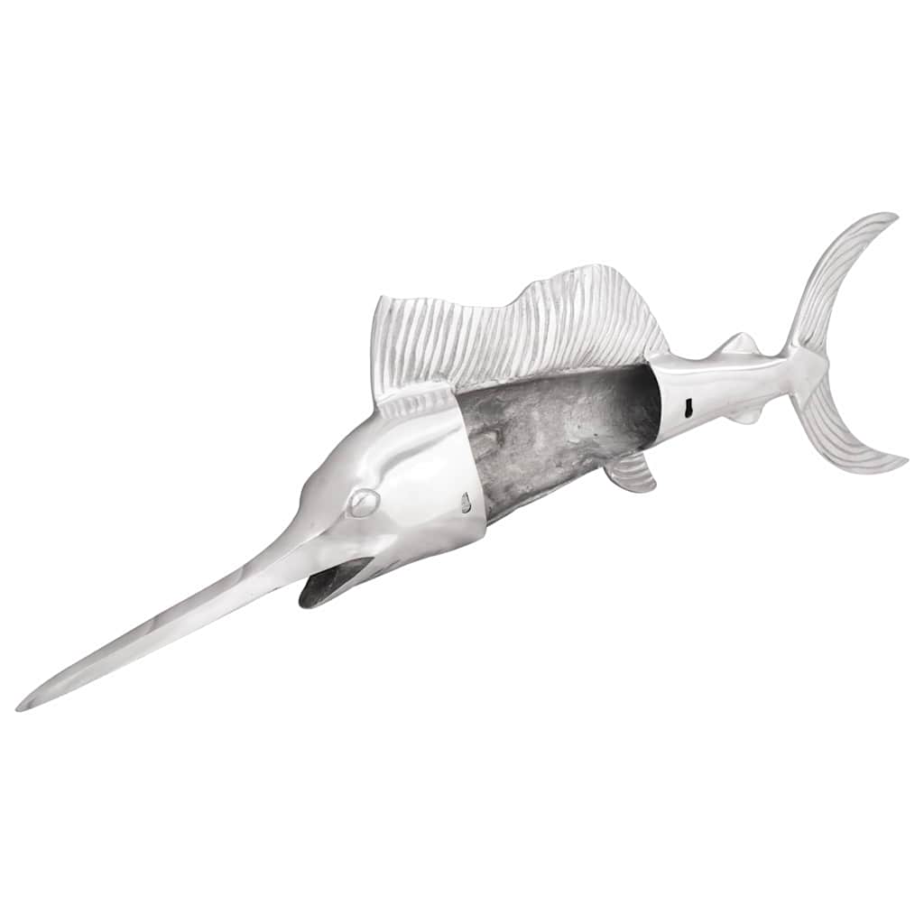 Scultura Argento 91 x 8 x 26 cm Alluminio