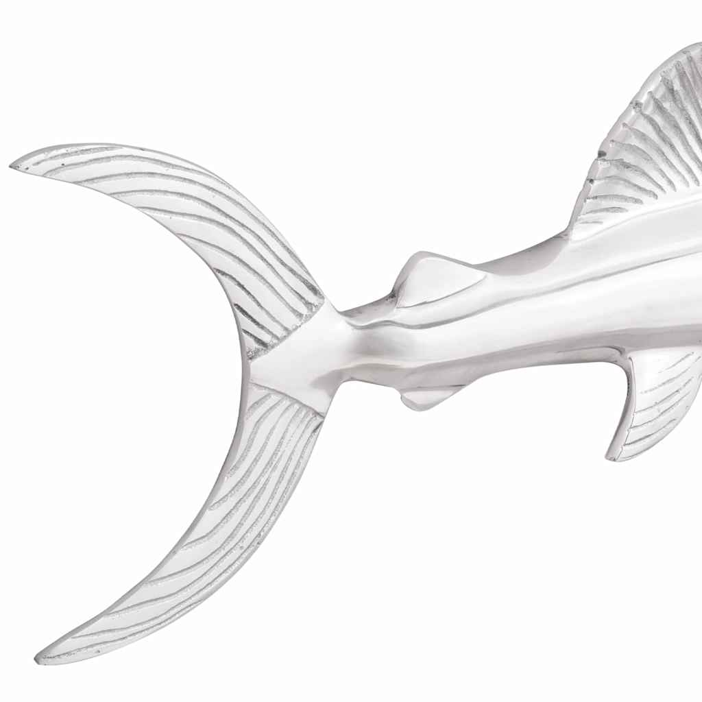 Scultura Argento 91 x 8 x 26 cm Alluminio
