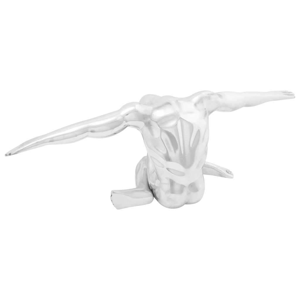 Scultura Argento 63 x 20 x 22 cm Alluminio