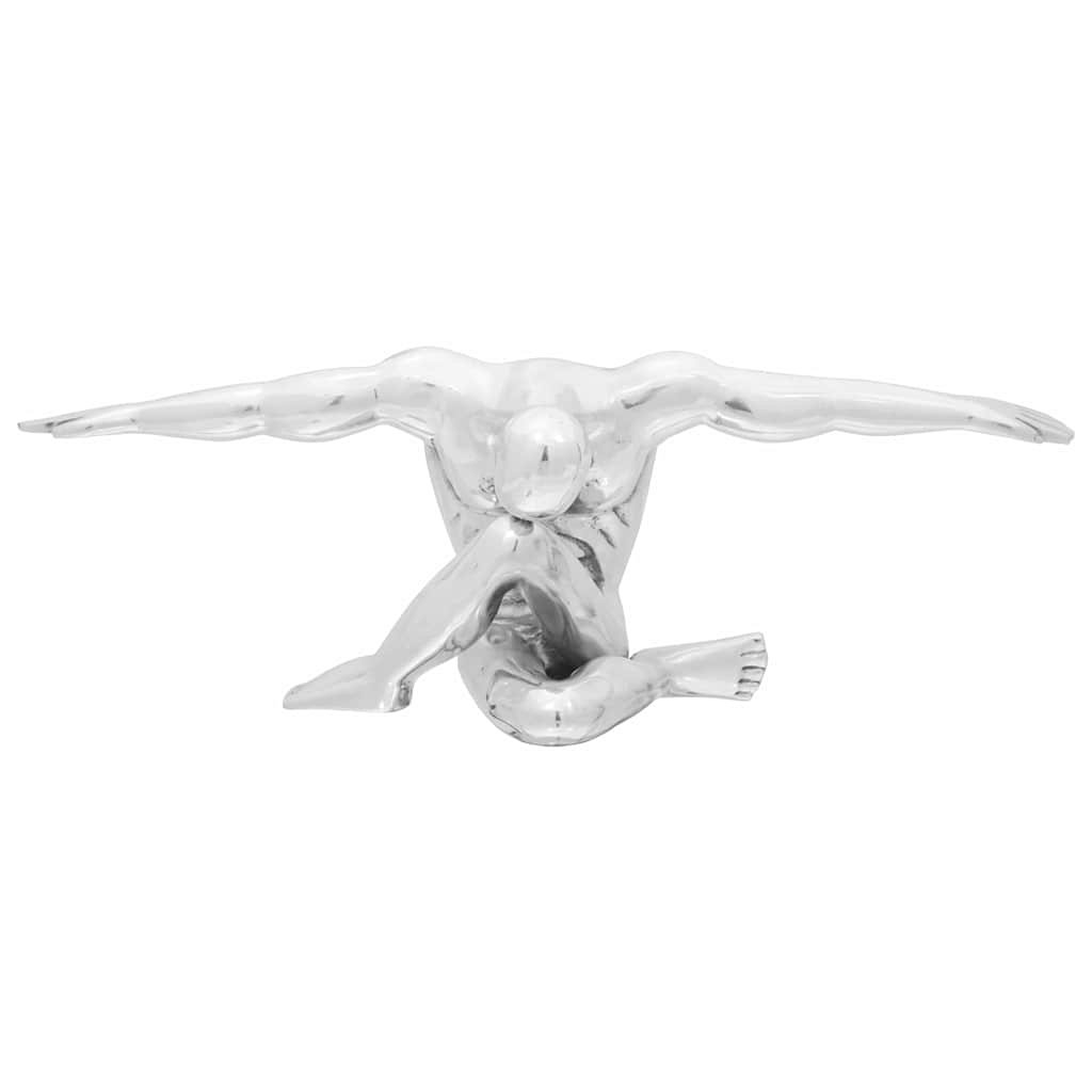 Scultura Argento 63 x 20 x 22 cm Alluminio