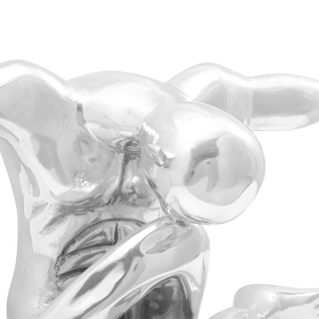 Scultura Argento 63 x 20 x 22 cm Alluminio