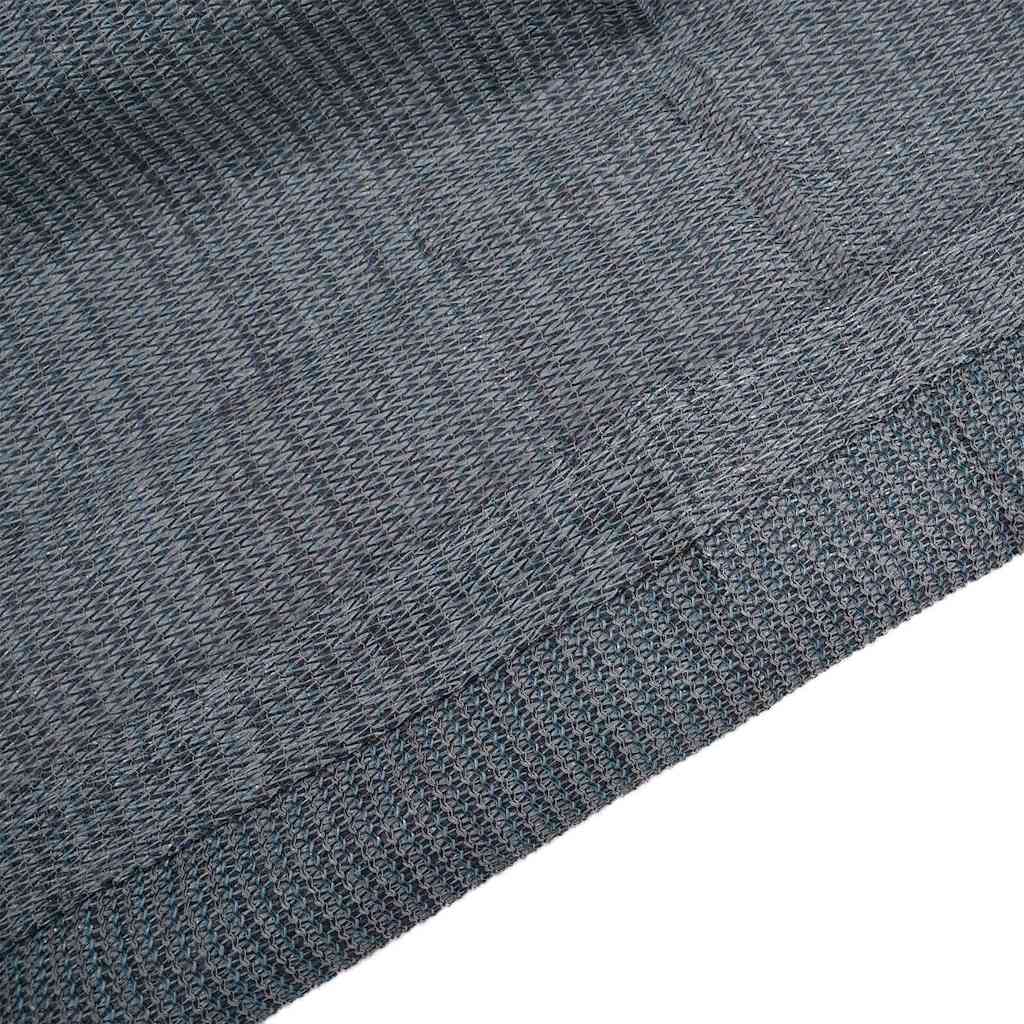 Tappeto da Tenda Blu e Grigio 400 x 200 cm Polietilene
