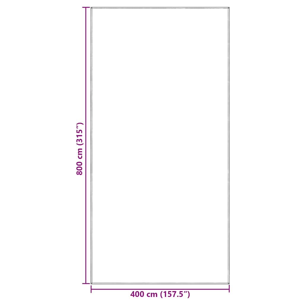 Tappeto da Tenda Blu e Grigio 800 x 400 cm Polietilene