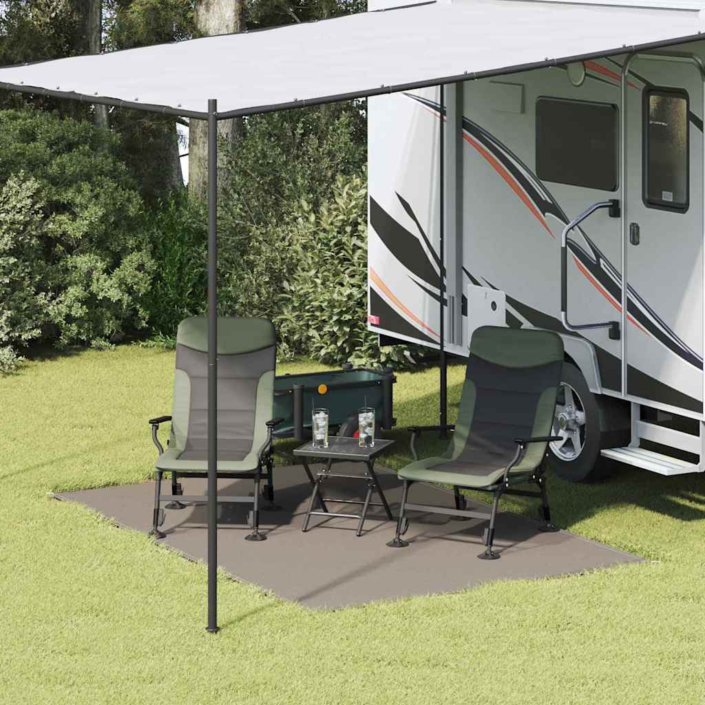 Tappeto da Tenda Grigio chiaro 300 x 200 cm Polietilene