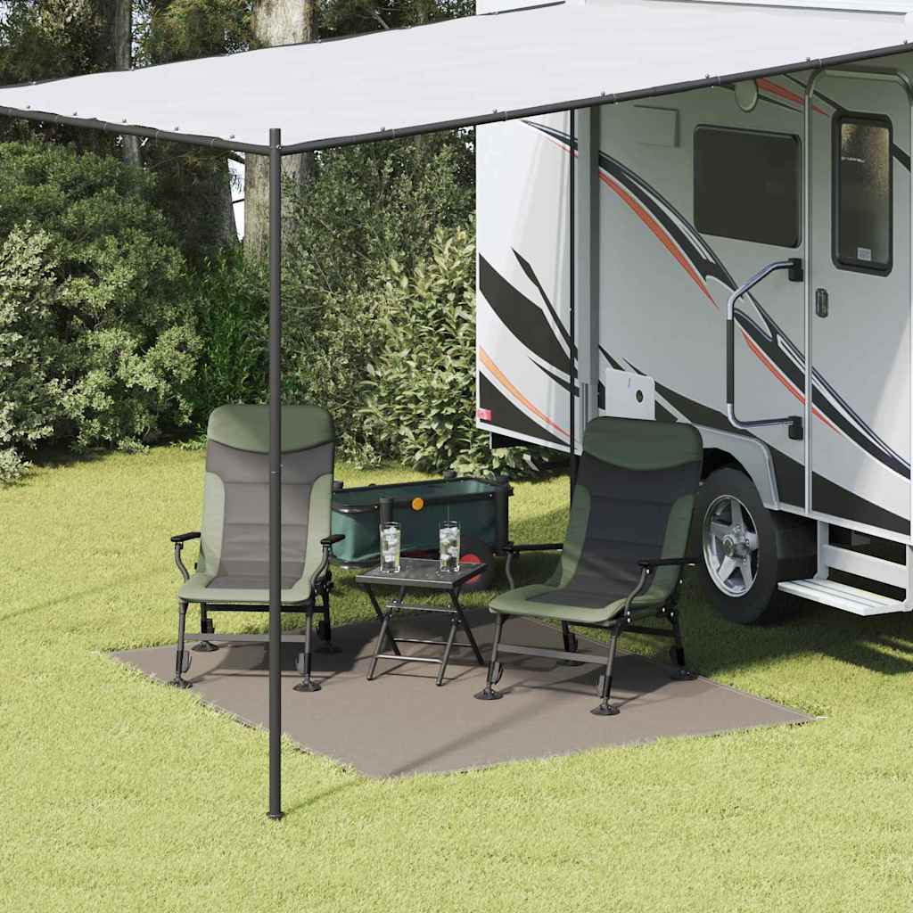 Tappeto da Tenda Grigio chiaro 200 x 250 cm Polietilene