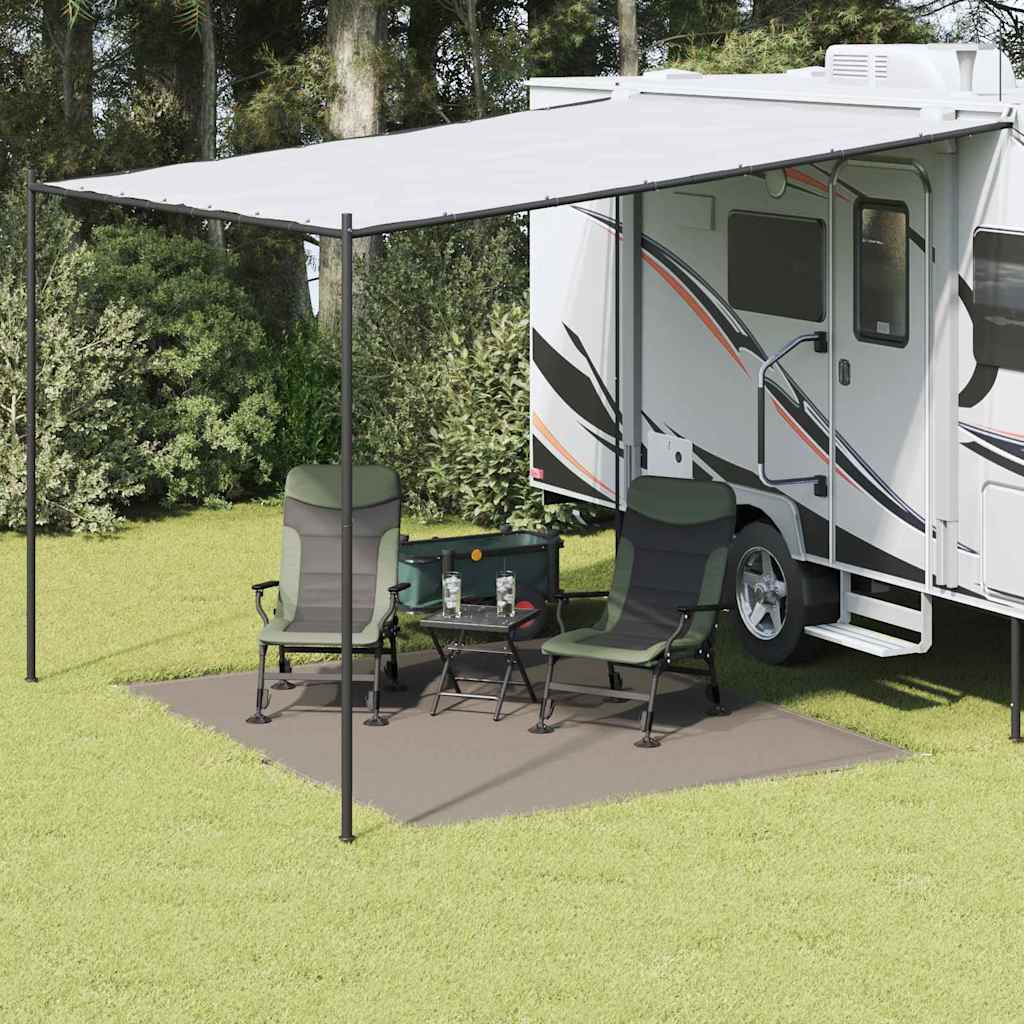 Tappeto da Tenda Grigio chiaro 300 x 250 cm Polietilene