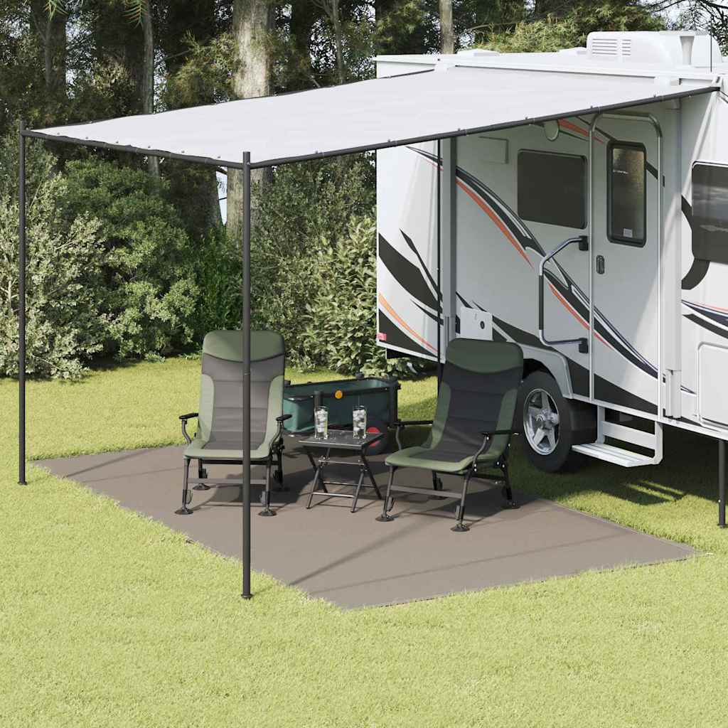 Tappeto da Tenda Grigio chiaro 450 x 250 cm Polietilene