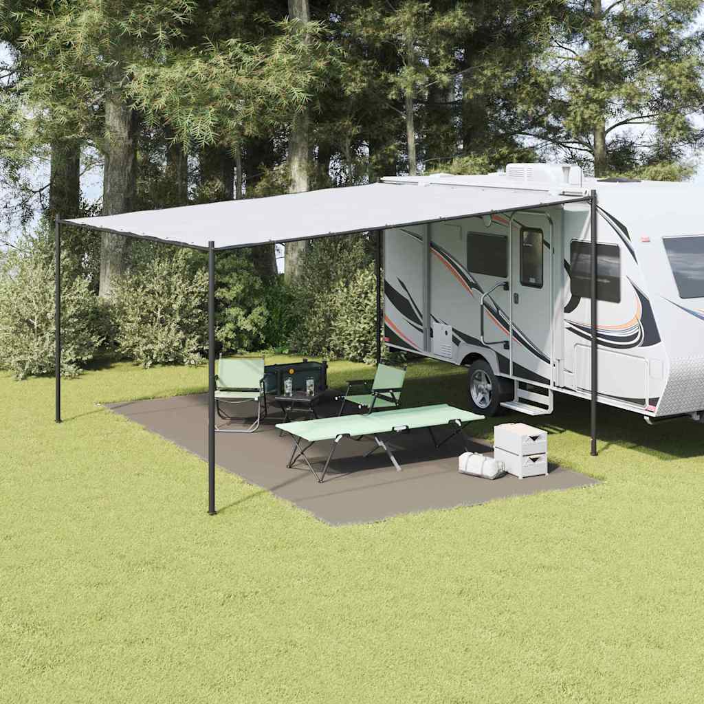 Tappeto da Tenda Grigio chiaro 600 × 300 cm Polietilene