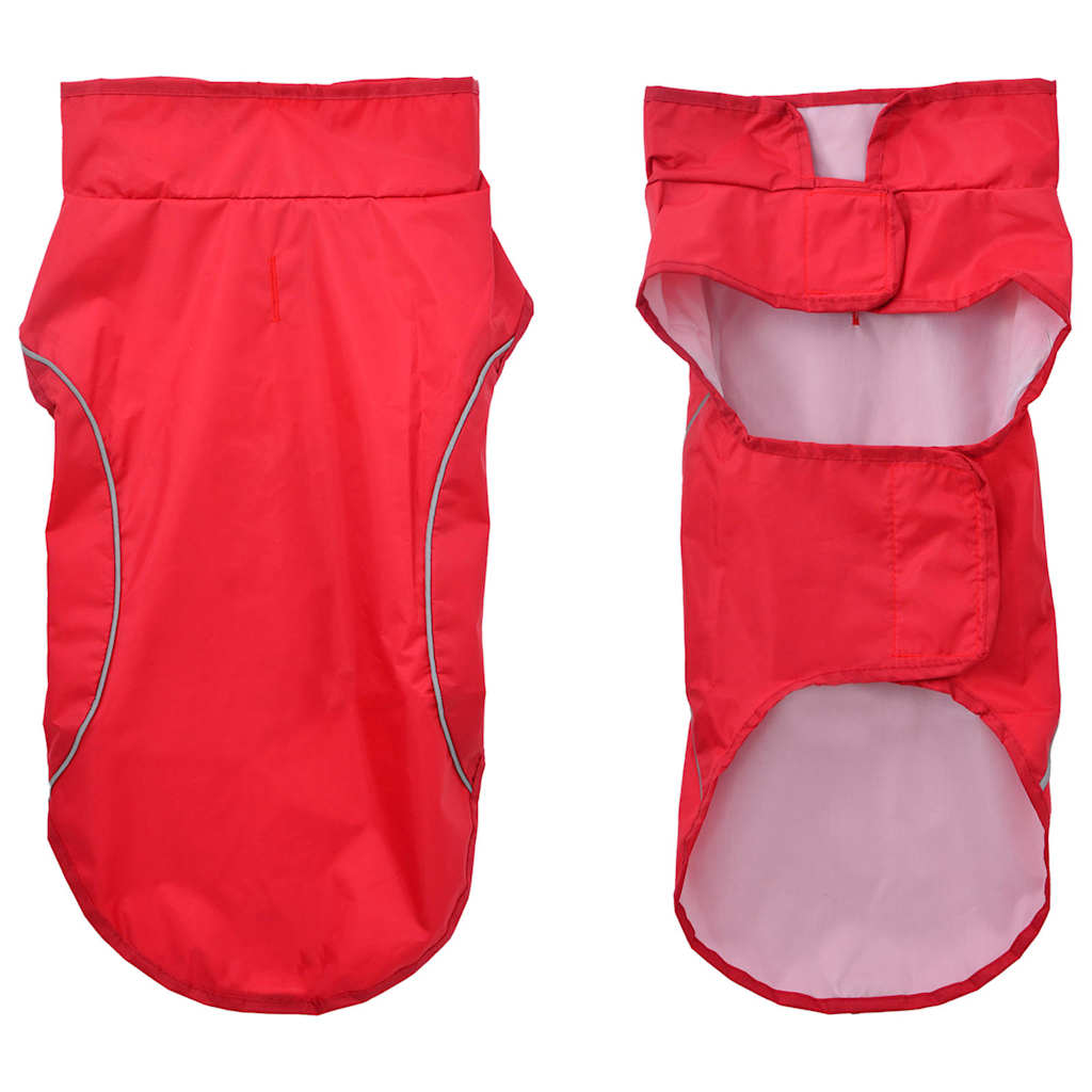 Impermeabile per Cani con Strisce Riflettenti Poliestere XS