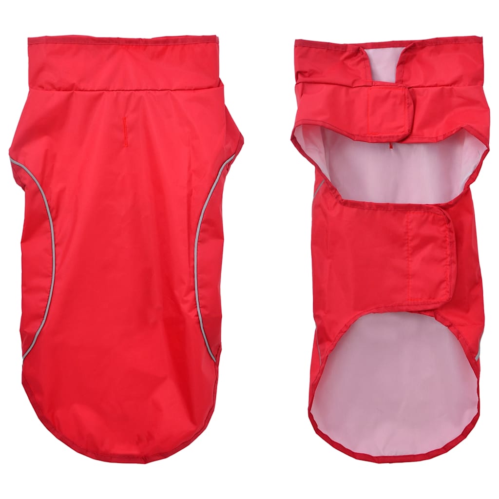 Impermeabile per Cani con Strisce Riflettenti Poliestere S