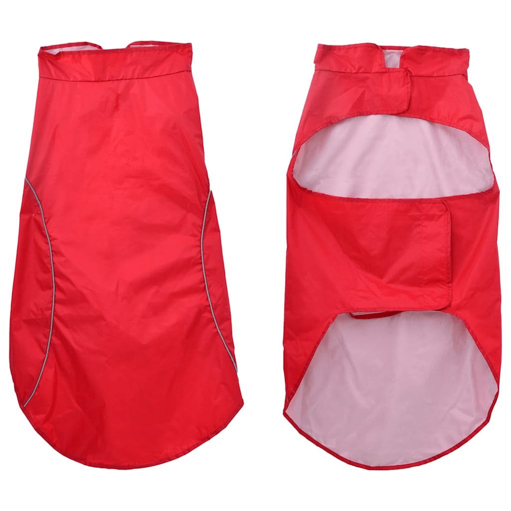 Impermeabile per Cani con Strisce Riflettenti Poliestere 4XL