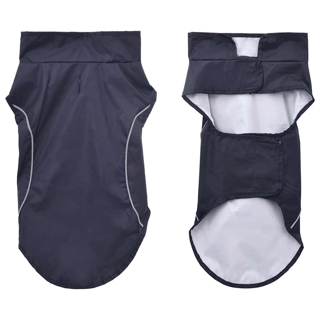 Impermeabile per Cani con Strisce Riflettenti Poliestere XS