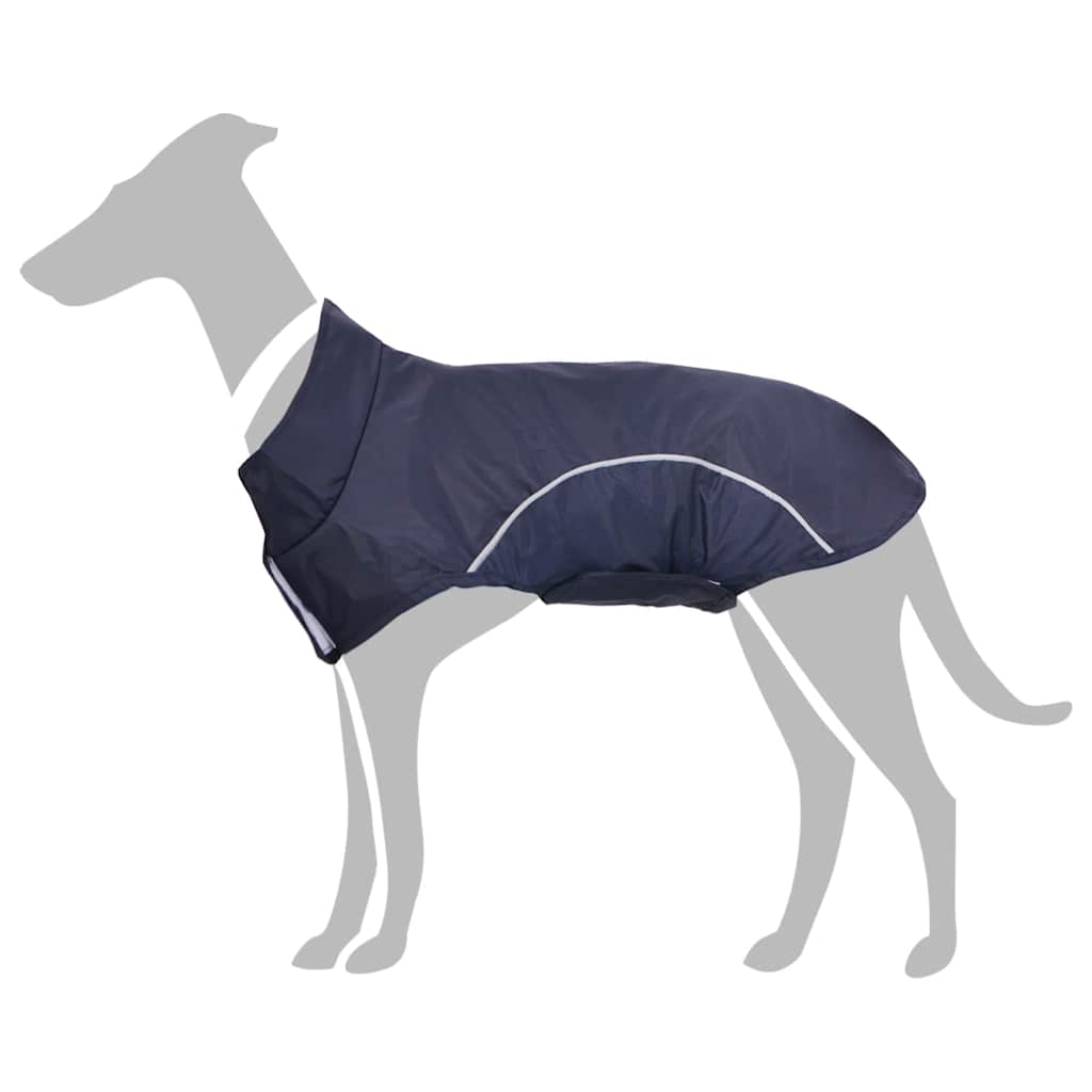 Impermeabile per Cani con Strisce Riflettenti Poliestere 2XL