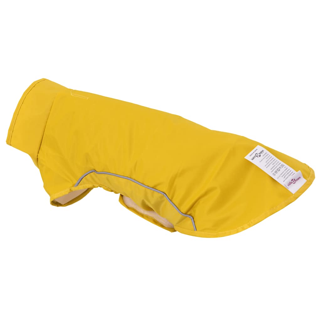 Impermeabile per Cani con Strisce Riflettenti Poliestere M