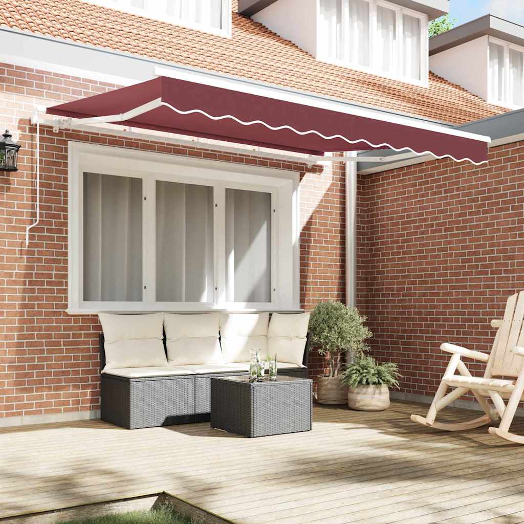 Telo di ricambio per tenda da sole per 3,5x2 m Rosso Borgogna