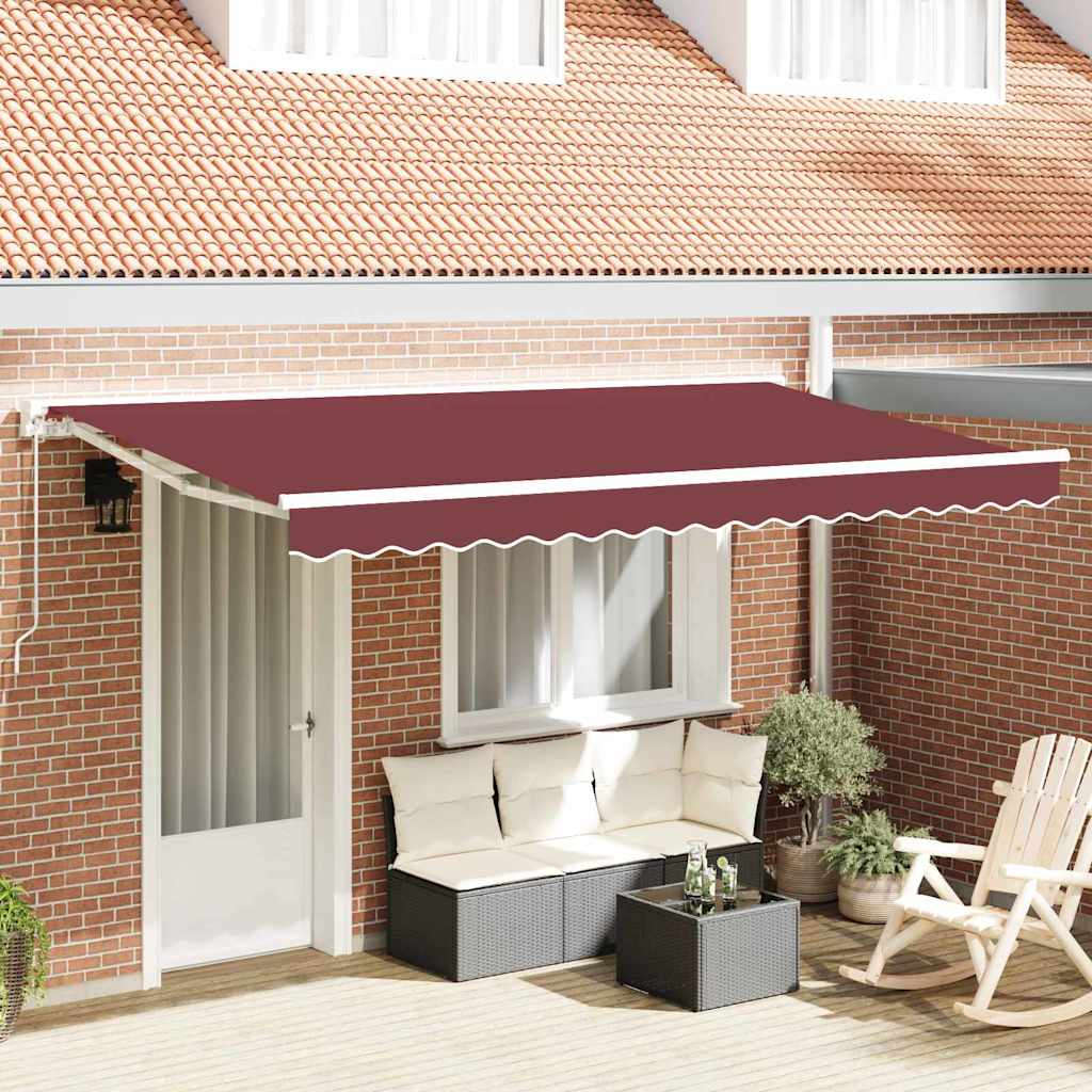 Telo di ricambio per tenda da sole per 4x2 m Rosso Borgogna