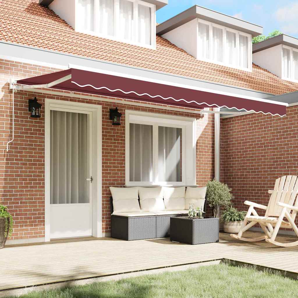 Telo di ricambio per tenda da sole per 4x2 m Rosso Borgogna