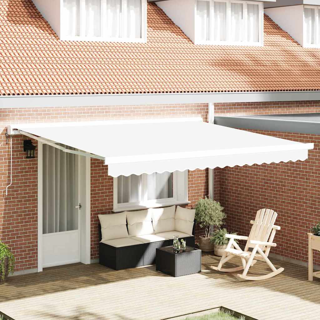 Telo di ricambio per tenda da sole per 4x3.5 m Bianco