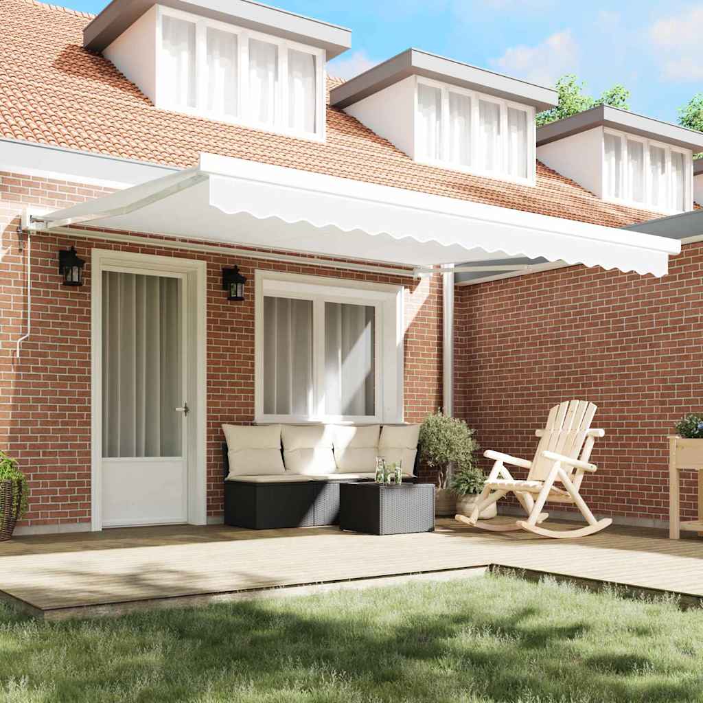 Telo di ricambio per tenda da sole per 4x3.5 m Bianco