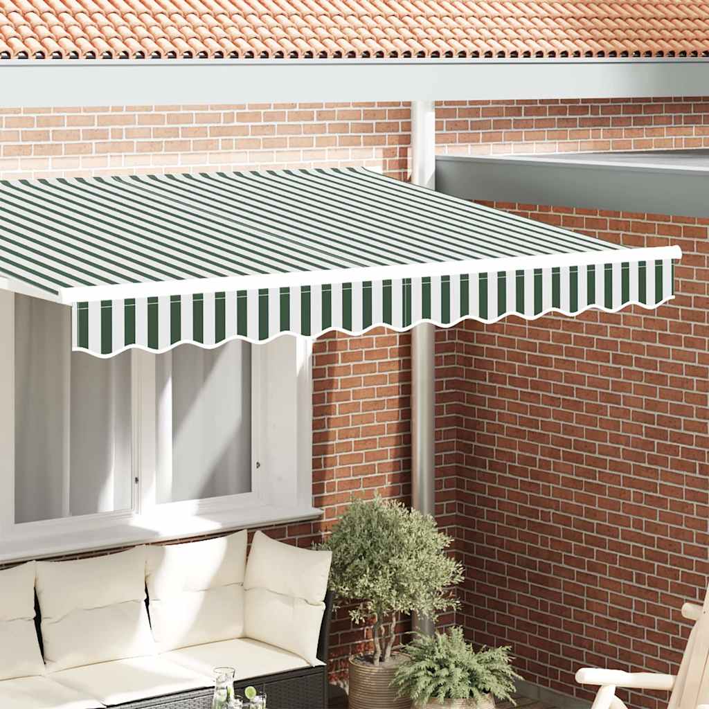 Mantovana di ricambio per 2,5 m Verde e bianco a righe
