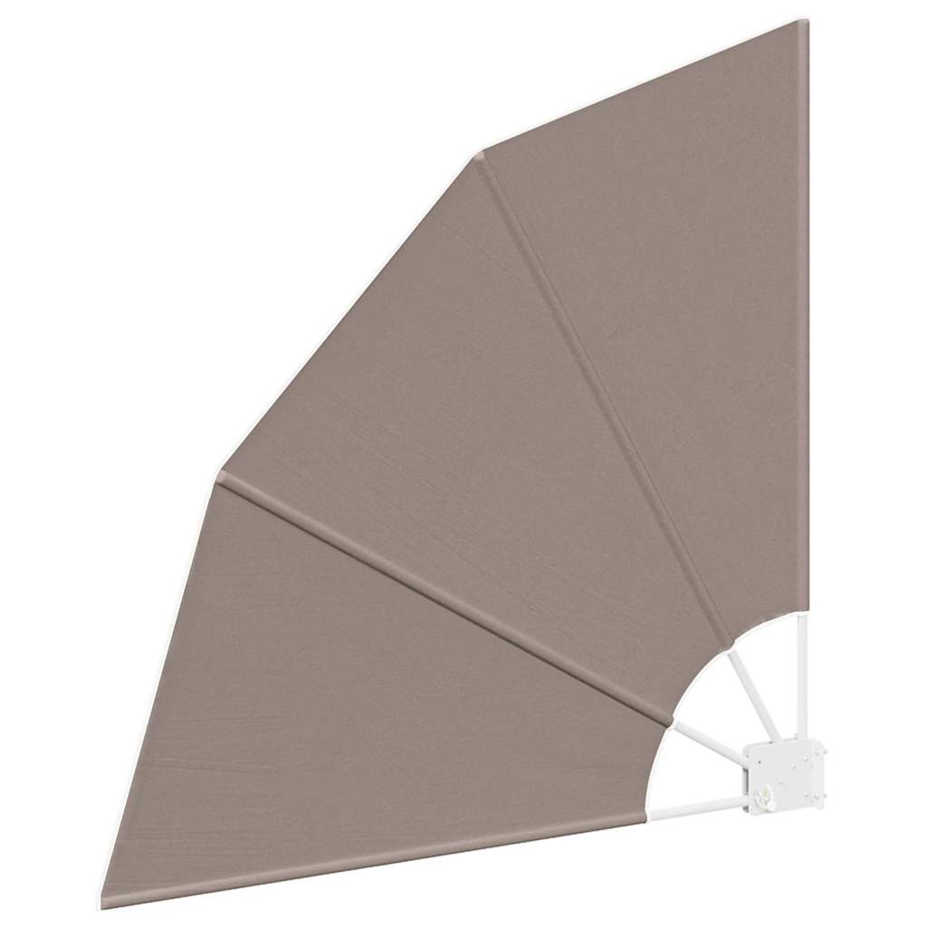 Schermo di Privacy per Balcone 115 x 115 cm Poliestere Tortora