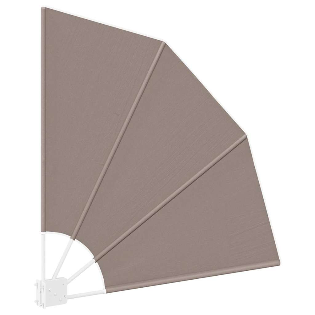 Schermo di Privacy per Balcone 115 x 115 cm Poliestere Tortora