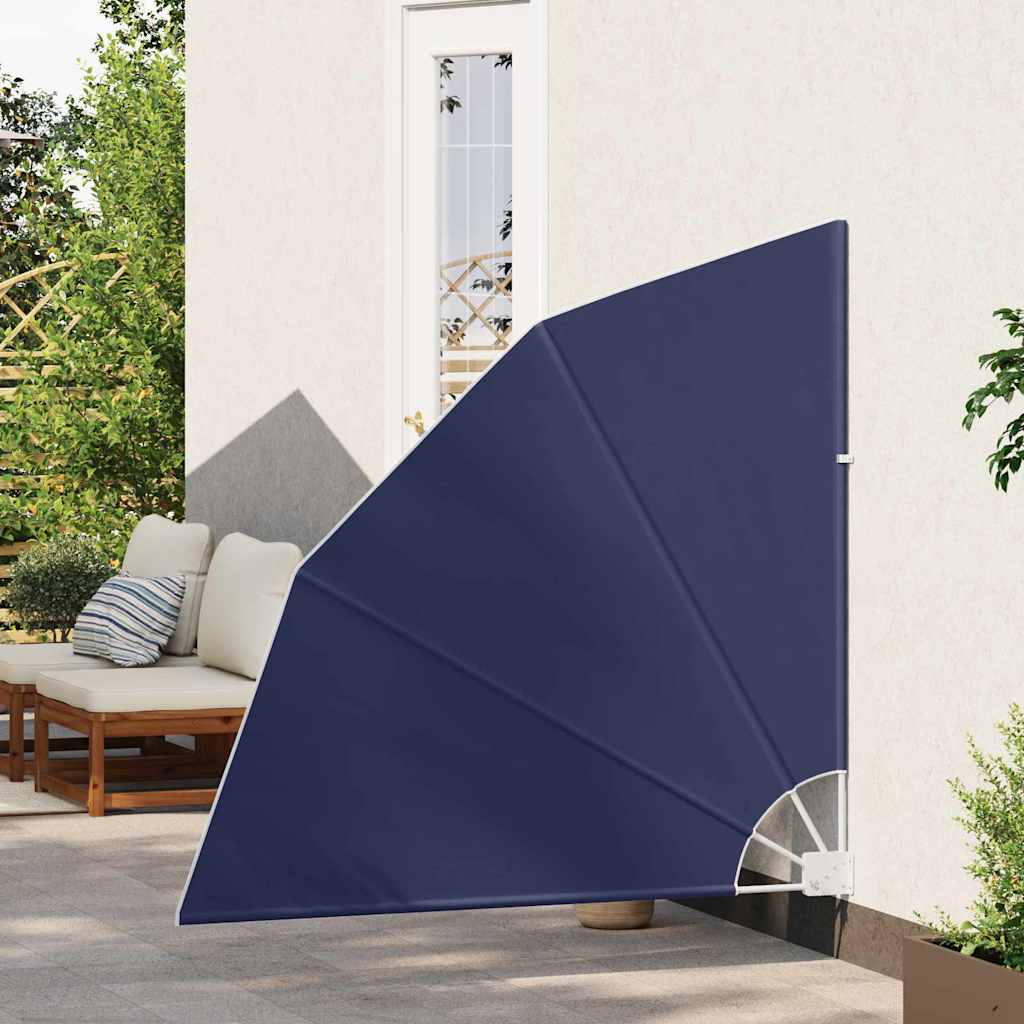 Schermo di Privacy per Balcone 140 x 140 cm Poliestere Blu navy