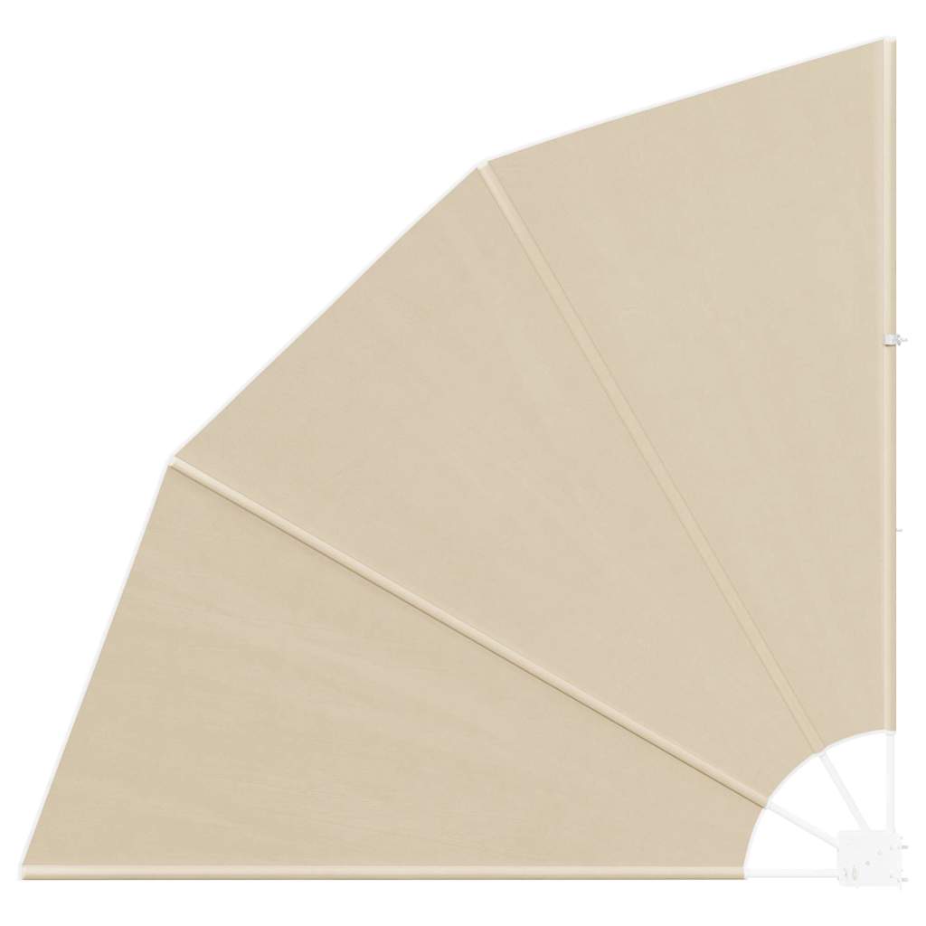 Schermo di Privacy per Balcone 140 x 140 cm Poliestere Beige