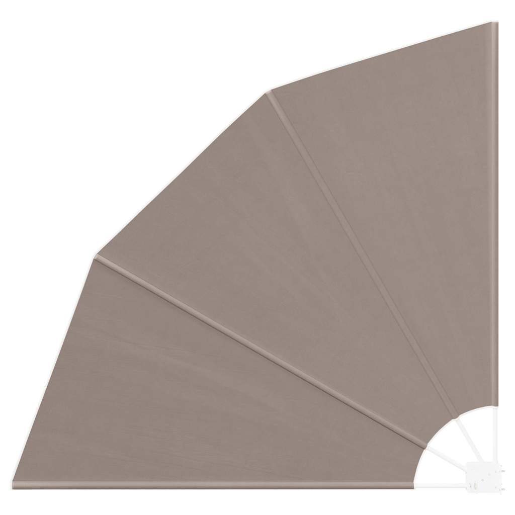 Schermo di Privacy per Balcone 140 x 140 cm Poliestere Tortora
