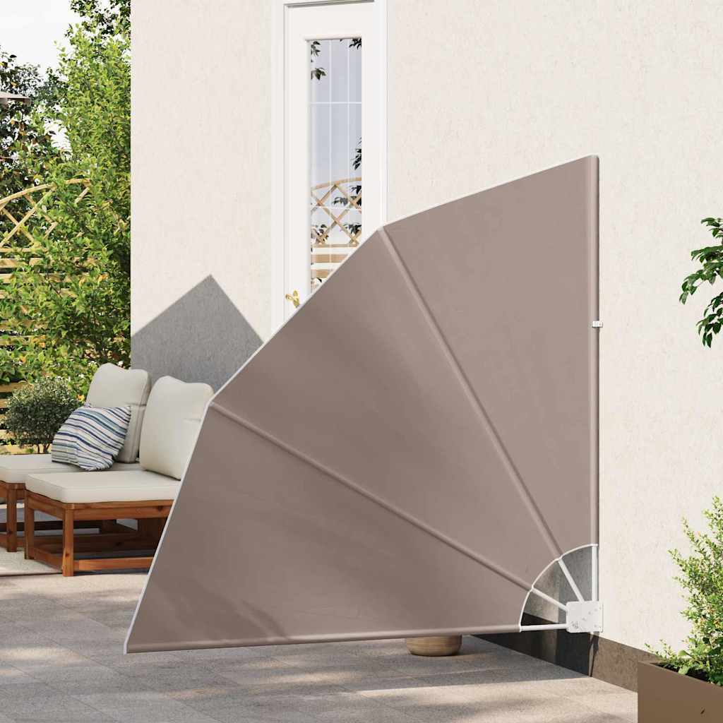 Schermo di Privacy per Balcone 140 x 140 cm Poliestere Tortora