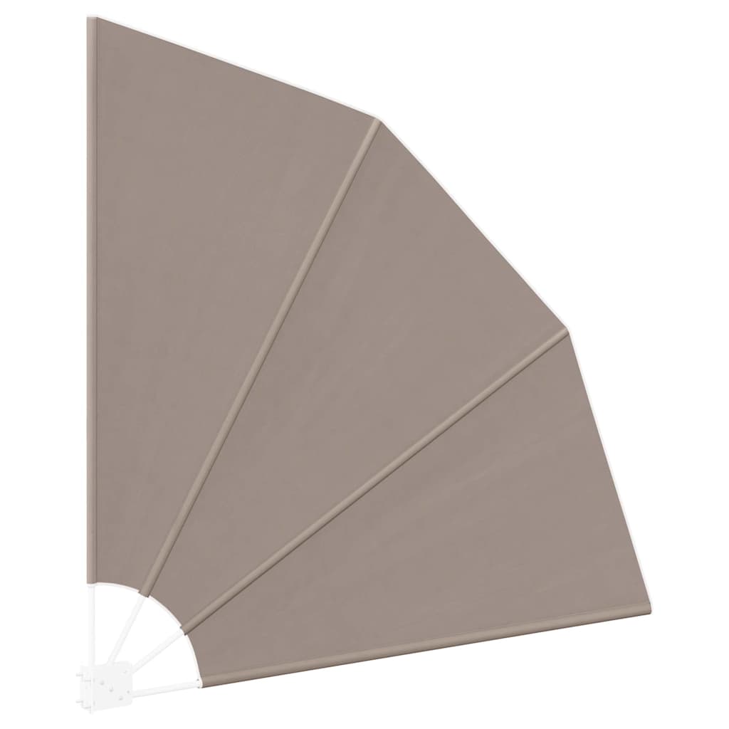 Schermo di Privacy per Balcone 140 x 140 cm Poliestere Tortora