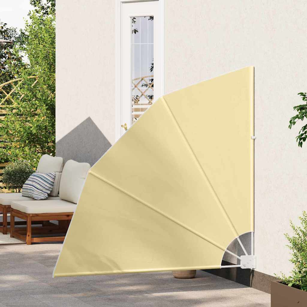 Schermo di Privacy per Balcone 140 x 140 cm Poliestere Sabbia