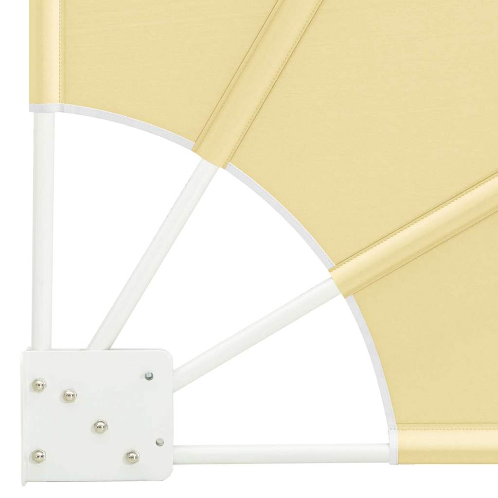 Schermo di Privacy per Balcone 140 x 140 cm Poliestere Sabbia