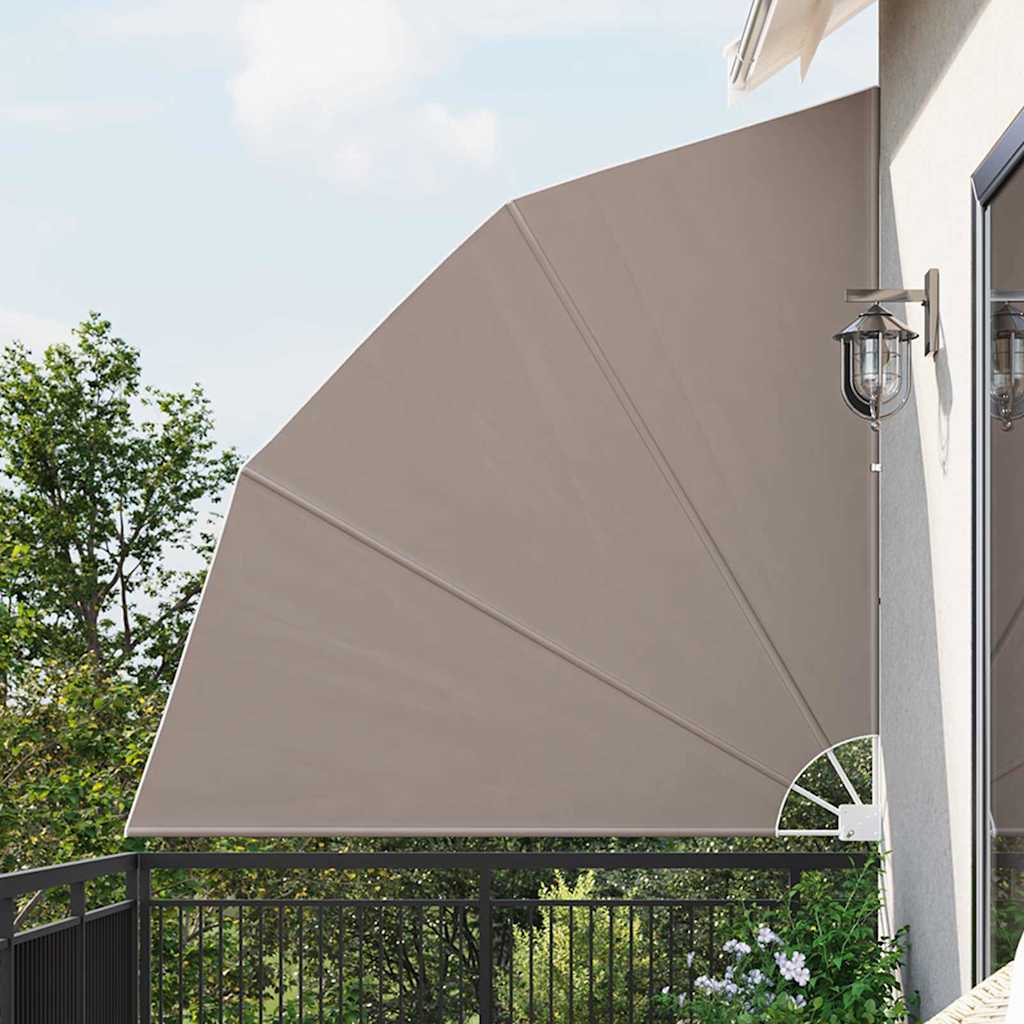 Schermo di Privacy per Balcone 210 x 210 cm Poliestere Tortora
