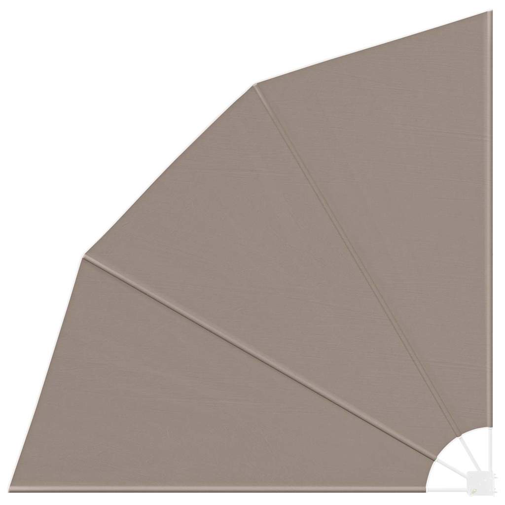 Schermo di Privacy per Balcone 210 x 210 cm Poliestere Tortora