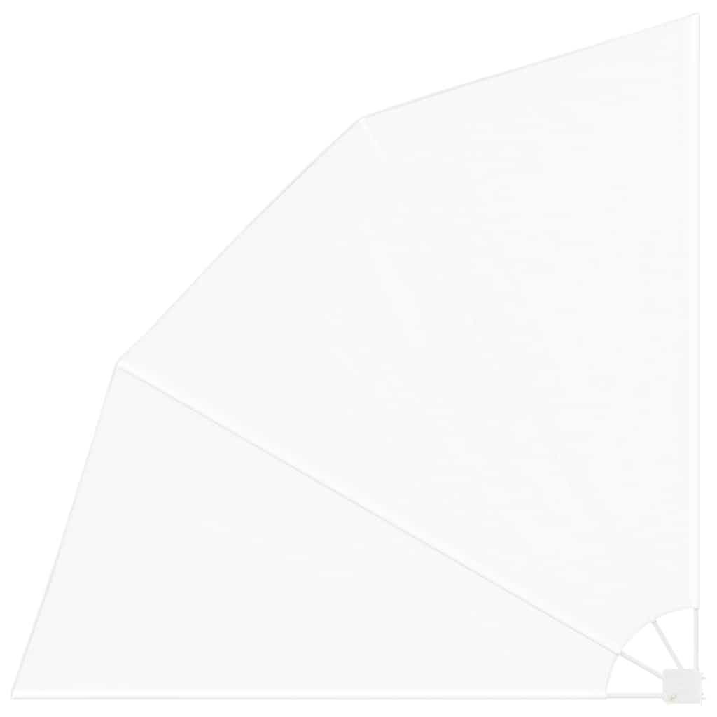 Schermo di Privacy per Balcone 210 x 210 cm Poliestere Bianco