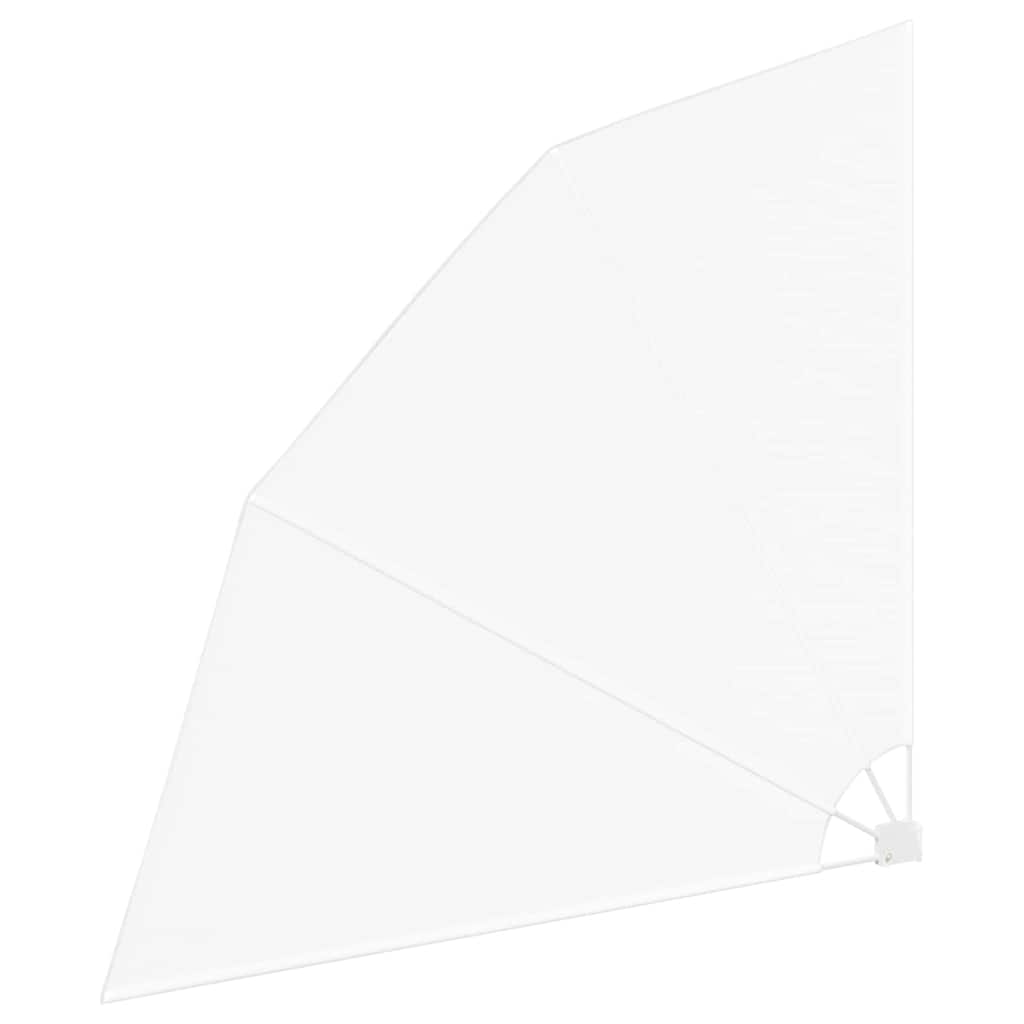 Schermo di Privacy per Balcone 210 x 210 cm Poliestere Bianco