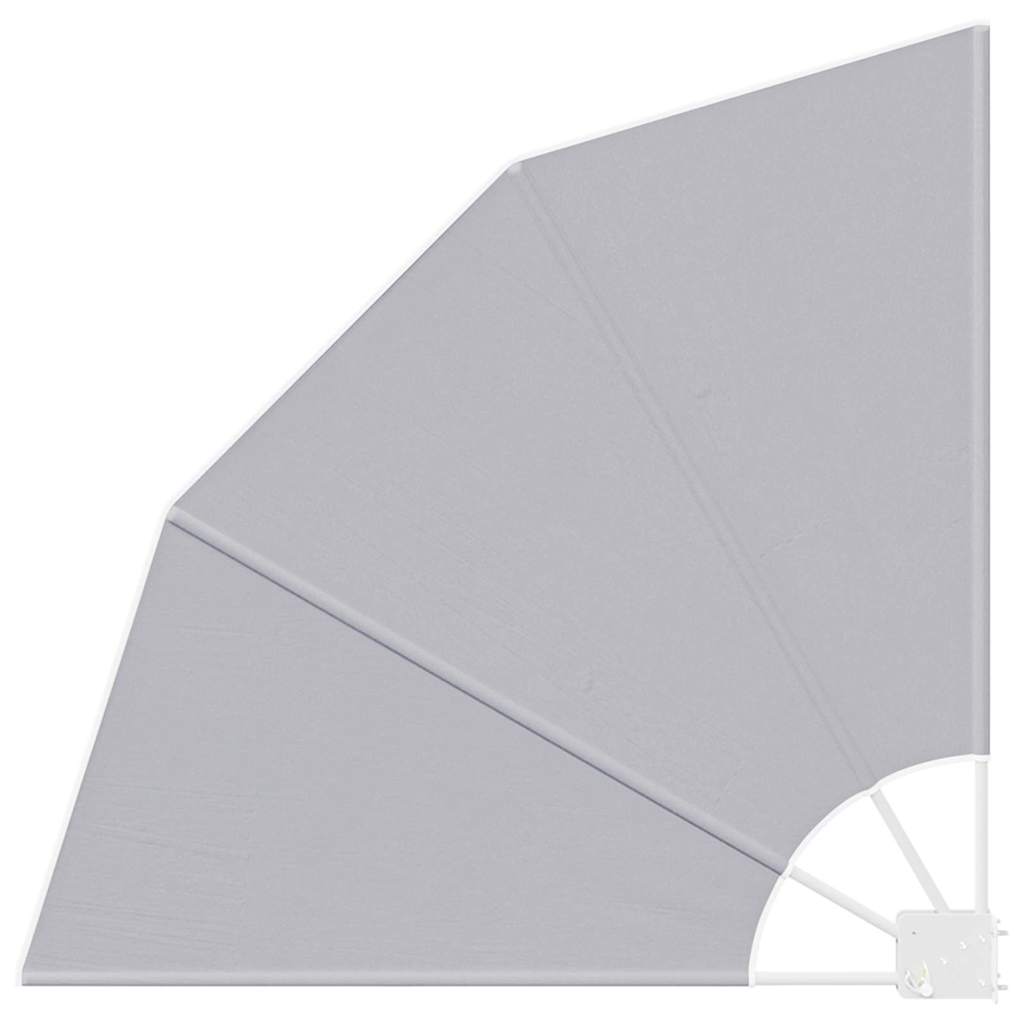 Schermo di Privacy per Balcone 115 x 115 cm Poliestere Grigio