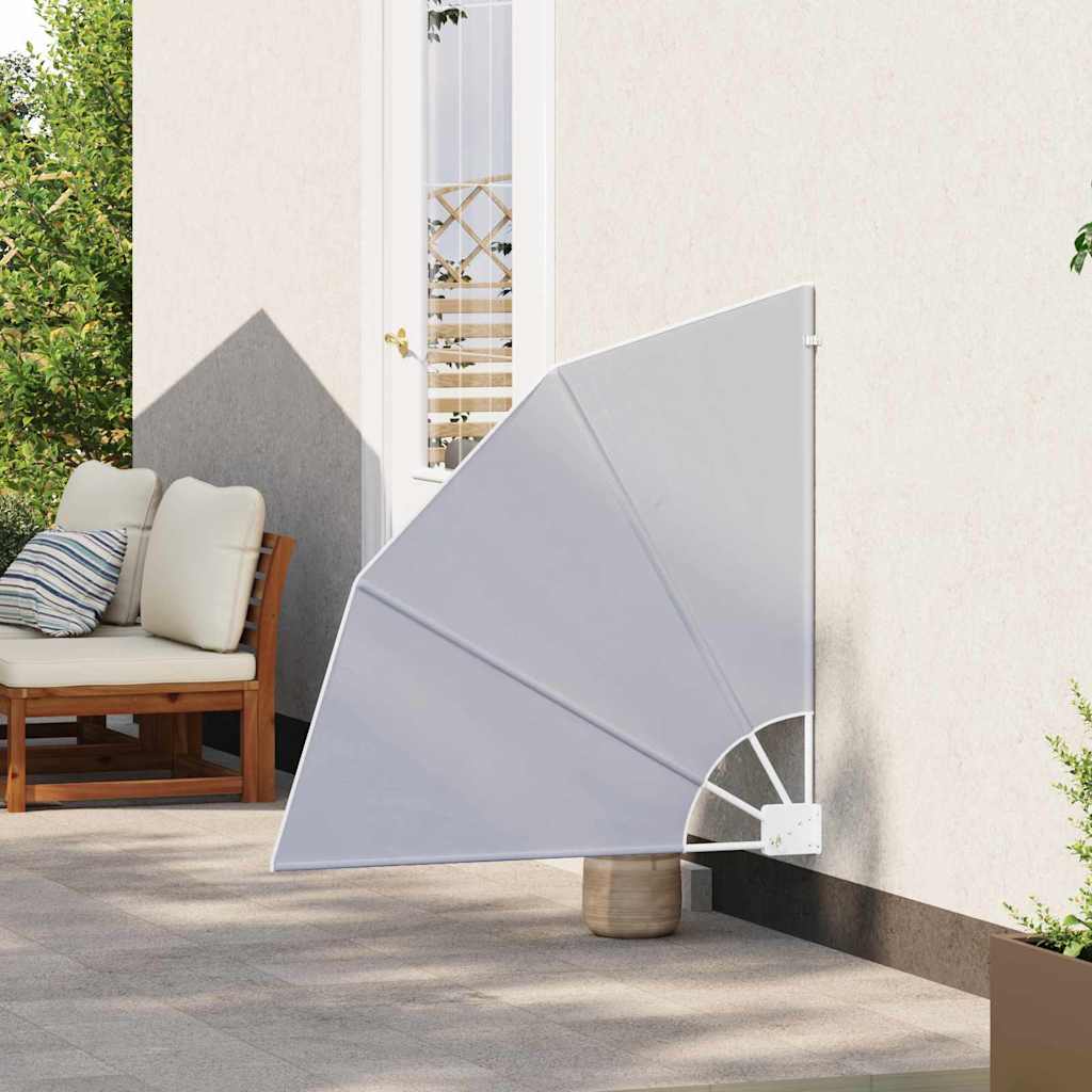 Schermo di Privacy per Balcone 115 x 115 cm Poliestere Grigio