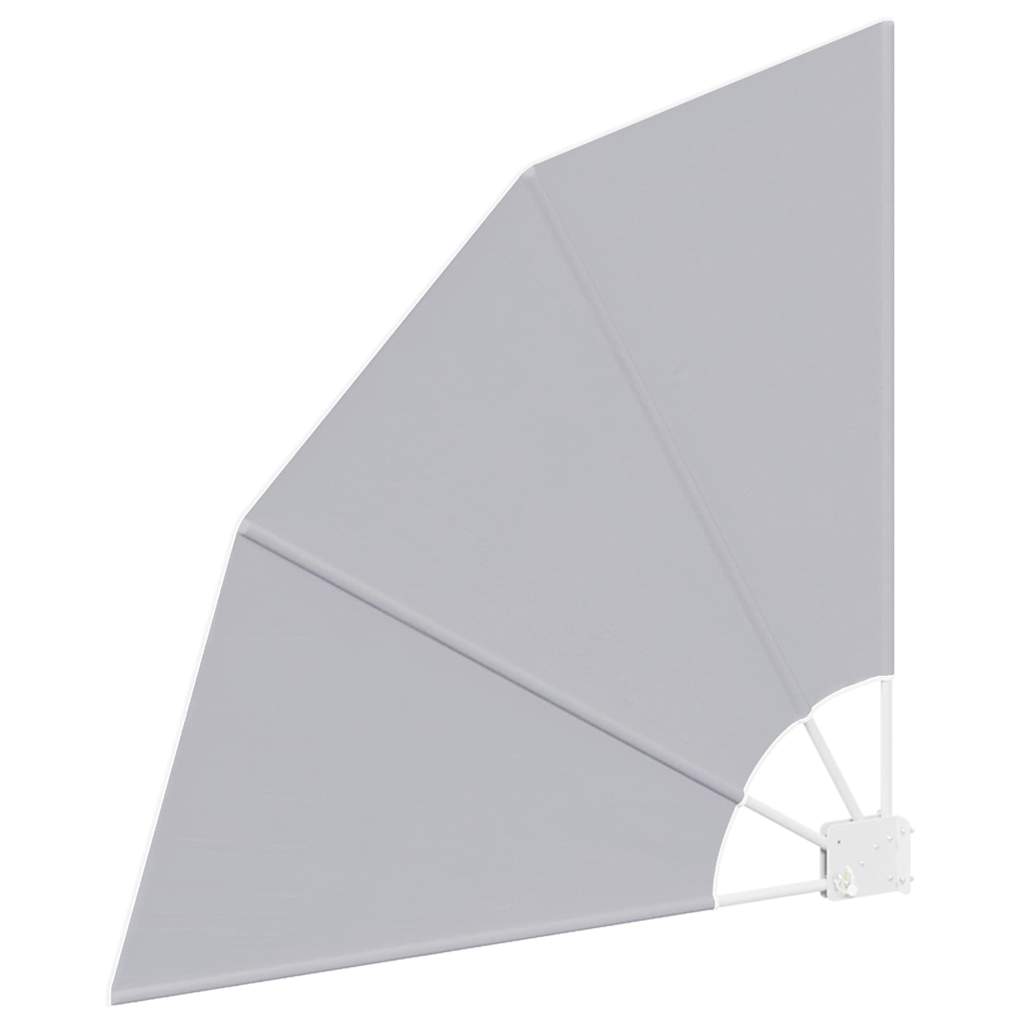 Schermo di Privacy per Balcone 115 x 115 cm Poliestere Grigio