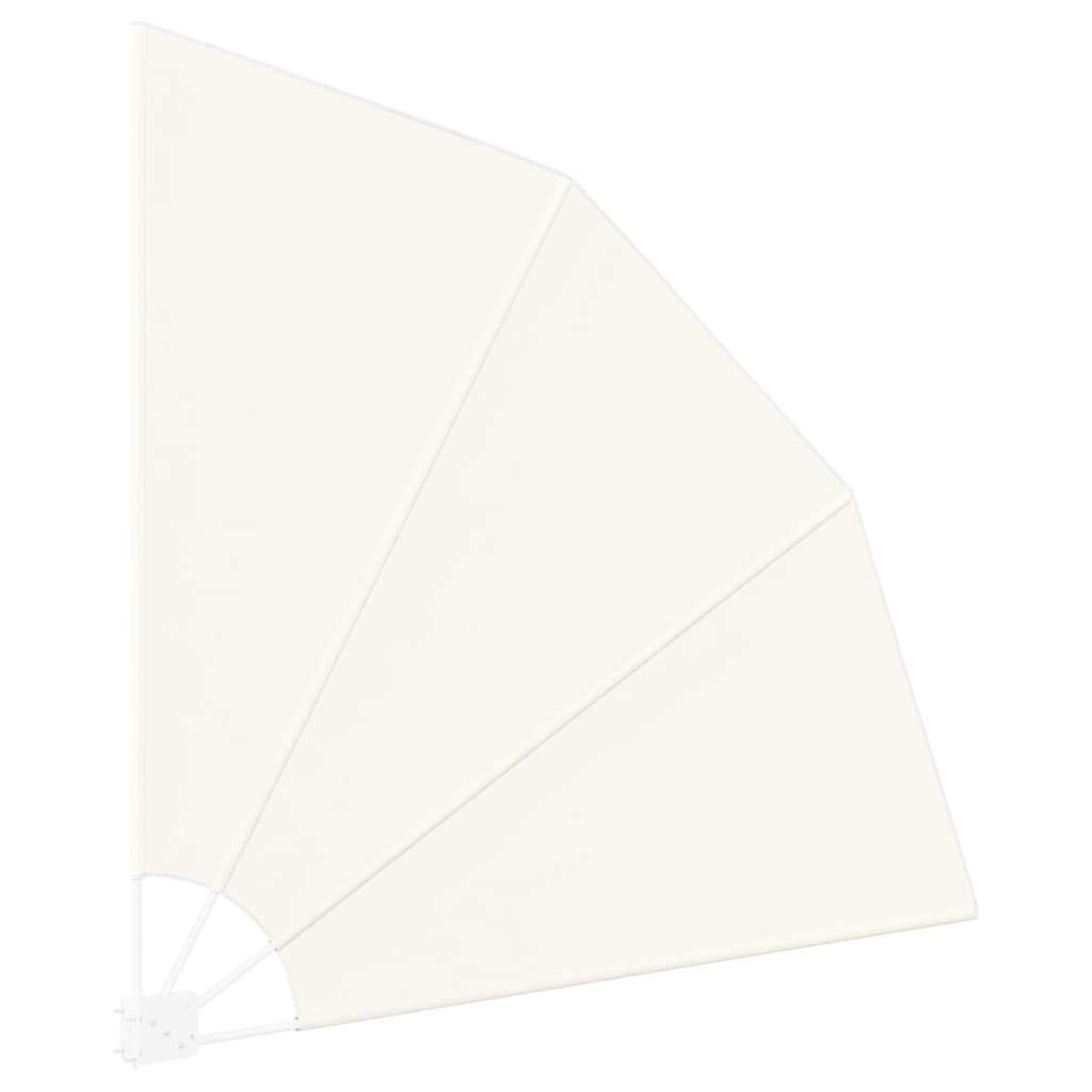 Schermo di Privacy per Balcone 160 x 160 cm Poliestere Crema