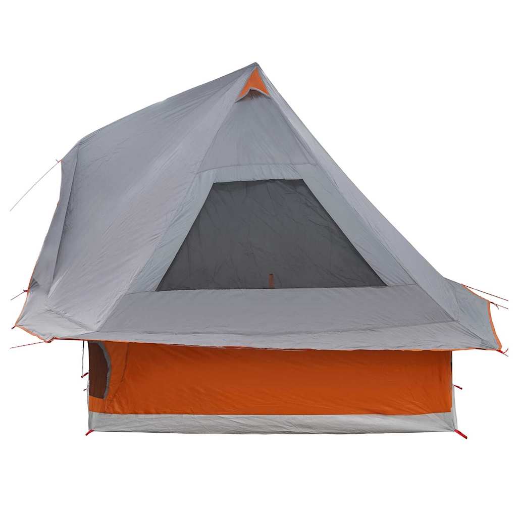 Tenda Tipi 6 persona Grigio e arancione taffetà